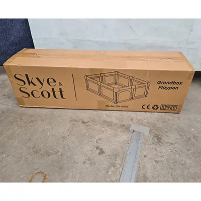 Foto dell’avviso ufficiale: Skye &amp; Scott Ground box Box da gioco — rischio: Lesioni