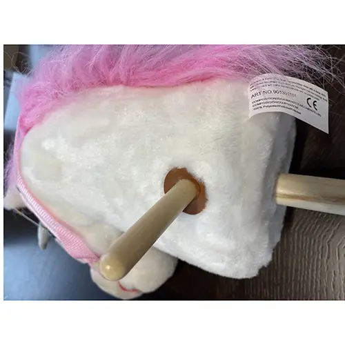 Foto dell’avviso ufficiale: Equikids Hobby Unicorn A roul EK blanc Giocattolo unicorno — rischio: Rischio chimico