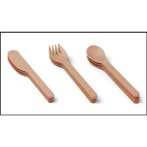 Photo de l’avis officiel: Liewood Selena Fork 6-Pack and Ryan cutlery set 9-pack Ensemble de couverts pour enfants — risque: Étouffement