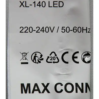 Photo de l’avis officiel: 140l LED light Chaîne d’éclairage — risque: Choc électrique