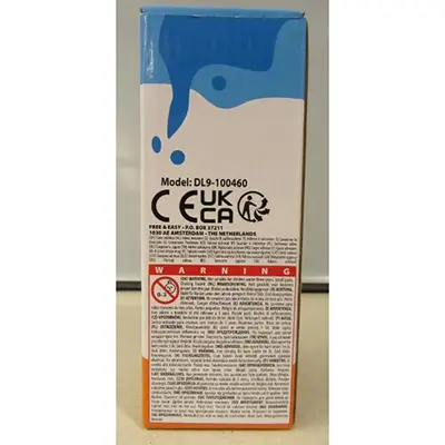 Foto do aviso oficial: Free &amp; Easyc Liquid hourglass Ampulheta líquida — risco: Químico