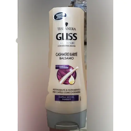 Foto dell’avviso ufficiale: TESTANERA Gliss Cashmere Karitè Balsamo per capelli — rischio: Rischio chimico (A12/01661/24)