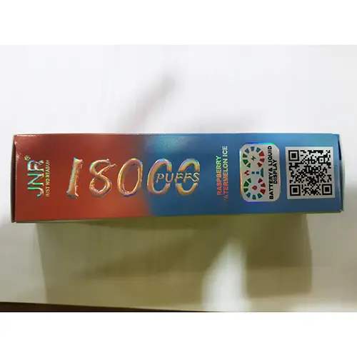 Photo de l’avis officiel: Alien Max JNR 18000 PUFFS Cigarette électronique jetable — risque: Risque chimique