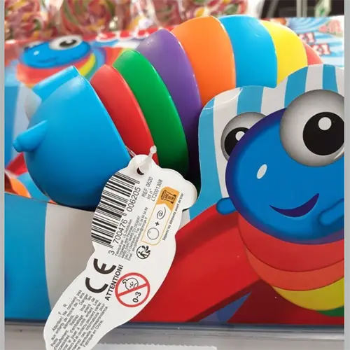Foto dell’avviso ufficiale: ALOYA Animal Sensoriel (chenille anti-stress) Giocattolo di plastica — rischio: Ostruzione delle vie aeree