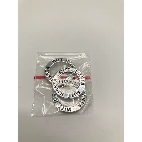 Photo de l’avis officiel: Budskapsringar 3 st MITT HJÄRTA Bague de pendentif — risque: Risque chimique