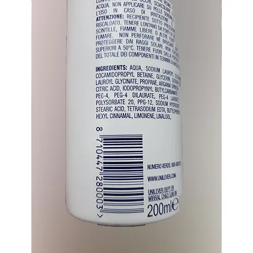 Foto dell’avviso ufficiale: Dove Mousse doccia con olio di argan Mousse per capelli — rischio: Rischio chimico