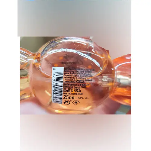 Photo de l’avis officiel: Flor de Mayo Candy Orange Parfum — risque: Risque chimique