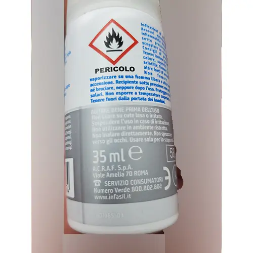 Photo de l’avis officiel: INFASIL Neutro tripla azione Déodorant — risque: Risque chimique
