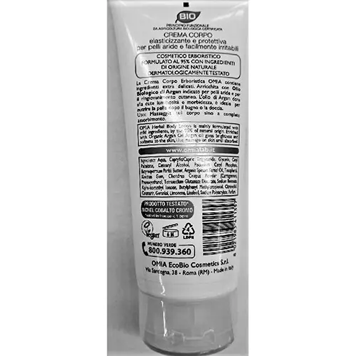 Photo from the official notice: Omia EcoBio Cosmetics Srl Omia Crema corpo erboristica body cream — chemical risk