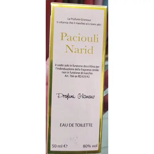 Photo de l’avis officiel: profumi Glamour Pacioli Narid Eau de toilette — risque: Risque chimique