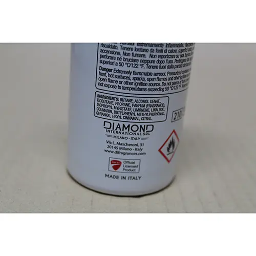 Foto dell’avviso ufficiale: Diamond Ducati ice Deodorante spray — rischio: Rischio chimico