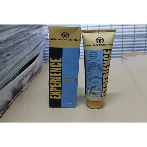 Photo de l’avis officiel: Sergio Tacchini Experience sailing Gel douche — risque: Risque chimique