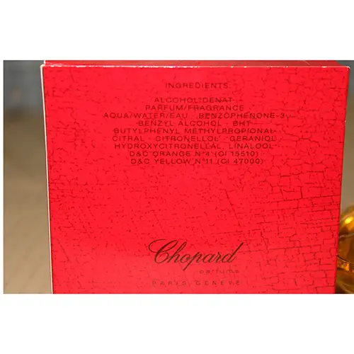 Foto dell’avviso ufficiale: Chopard Casmir Profumo — rischio: Rischio chimico