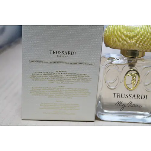 Photo de l’avis officiel: Trussardi My name Parfum — risque: Risque chimique (A12/01773/24)
