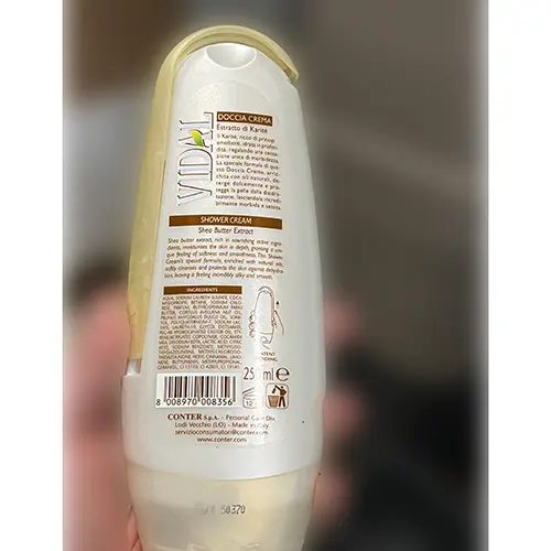 Photo de l’avis officiel: Vidal Premium extra idratante Crème de douche — risque: Risque chimique