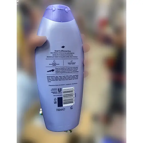 Photo de l’avis officiel: Dove talco Mousse de bain — risque: Risque chimique