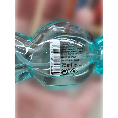 Photo de l’avis officiel: Flor de Mayo Candy Blue Parfum — risque: Risque chimique