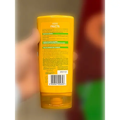 Foto dell’avviso ufficiale: Garnier fructis Oil repair 3 Balsamo per capelli — rischio: Rischio chimico