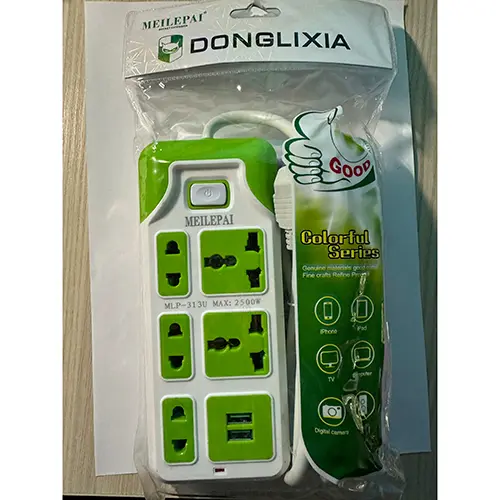 Foto dell’avviso ufficiale: DONGLIXIA MEILEPAI extension cord Piombo di estensione — rischio: Scossa elettrica