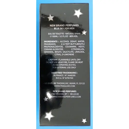 Photo de l’avis officiel: New Brand Blue Sky Parfum — risque: Risque chimique