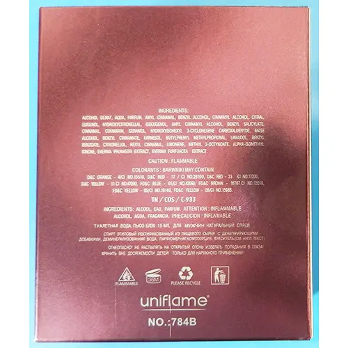 Foto dell’avviso ufficiale: Uniflame euppnoriia Profumo — rischio: Rischio chimico