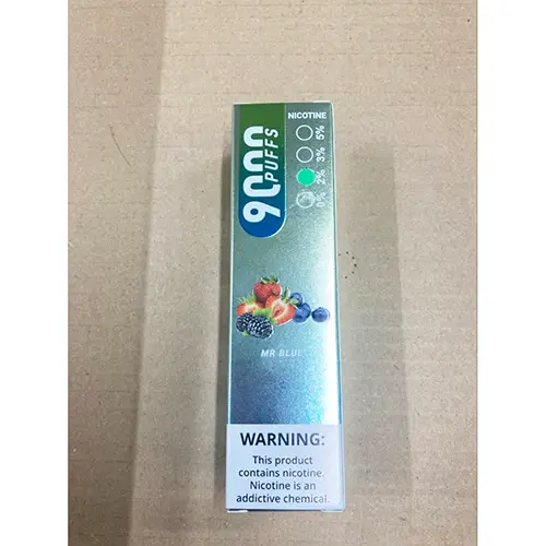 Photo de l’avis officiel: TORNADO 9000 PUFFS 2% Cigarette électronique jetable — risque: Risque chimique