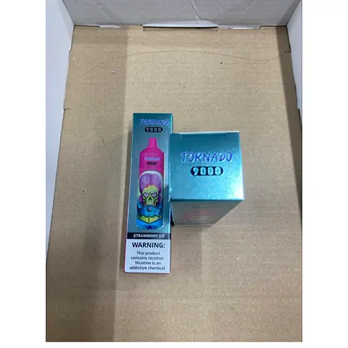 Photo de l’avis officiel: TORNADO 9000 PUFFS 2% Cigarette électronique jetable — risque: Risque chimique