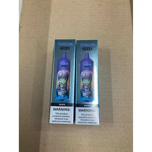 Photo de l’avis officiel: TORNADO 9000 PUFFS 2% Cigarette électronique jetable — risque: Risque chimique
