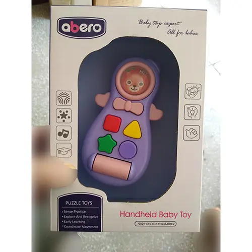 Photo de l’avis officiel: abero Handheld Baby Toy Téléphone jouet — risque: Lésions auditives