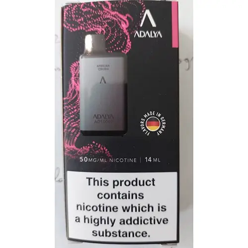 Photo de l’avis officiel: ADALYA AD 10000 Cigarette électronique jetable — risque: Risque chimique