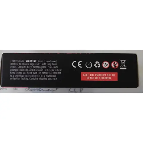 Photo de l’avis officiel: ADALYA AD 10000 Cigarette électronique jetable — risque: Risque chimique