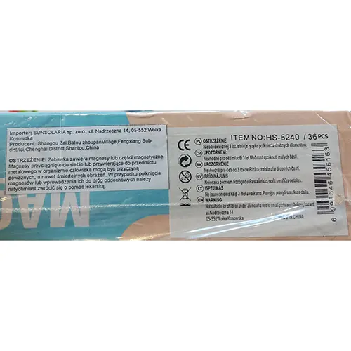 Foto do aviso oficial: STEM Magnetic Sticks Conjunto de quebra-cabeças magnético — risco: Ferimentos