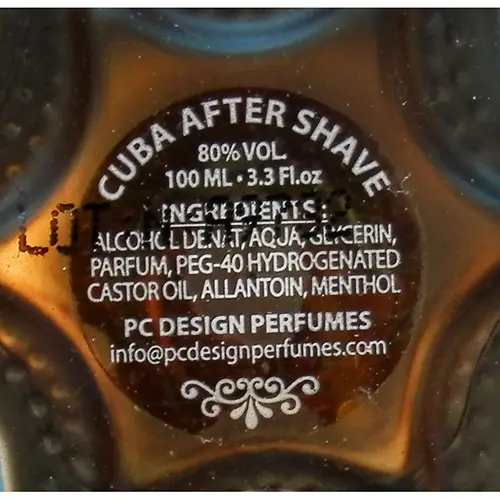 Foto dell’avviso ufficiale: CUBA Gold Eau de toilette e dopo la rasatura set — rischio: Rischio chimico