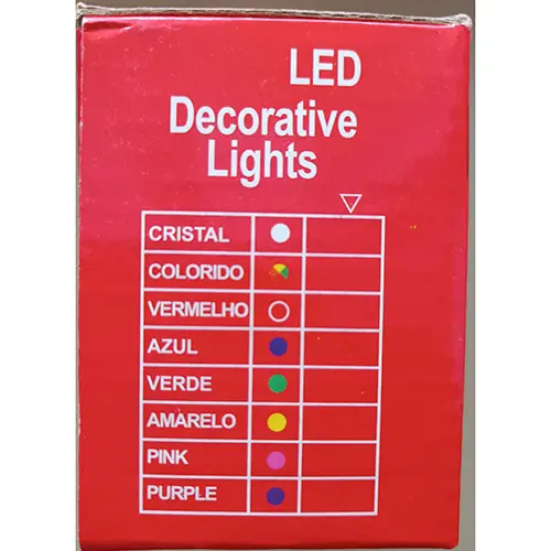 Photo de l’avis officiel: 100 LED dekorativních světel Chaîne d'éclairage — risque: Choc électrique
