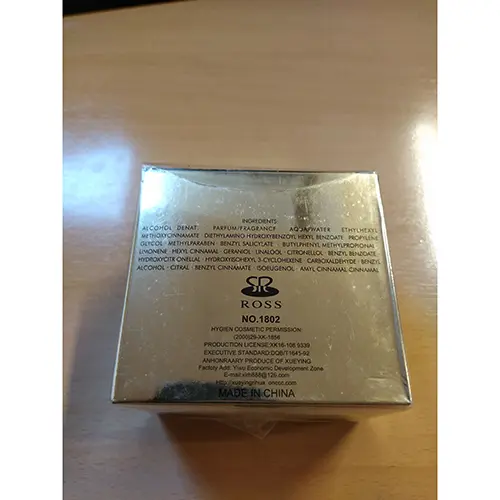 Photo de l’avis officiel: Dcloe Gaabna The One Parfum — risque: Risque chimique