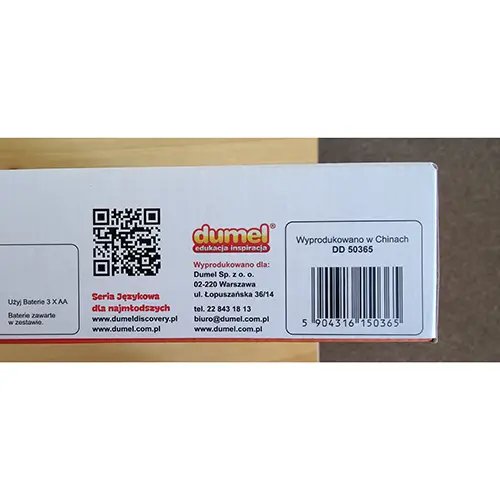 Foto do aviso oficial: DUMEL Edukacyjna rybka Brinquedo elétrico — risco: Ambiente