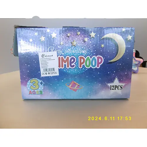 Photo de l’avis officiel: Q-touch SLIME POOP Slime de jouet — risque: Risque chimique (A12/01947/24)