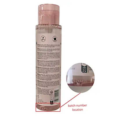 Photo de l’avis officiel: NUXE Very rose EAU MICELLAIRE APAISANTE 3-EN-1 — risque: Risque microbiologique