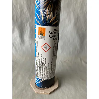 Foto dell’avviso ufficiale: Multi-Mix 7 Fuochi d'artificio — rischio: Ustioni & Danno alla vista