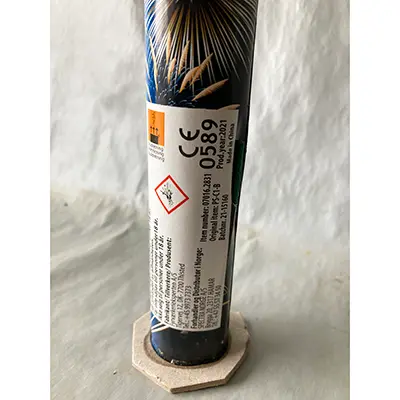 Foto dell’avviso ufficiale: Multi-Mix 7 Fuochi d'artificio — rischio: Ustioni & Danno alla vista