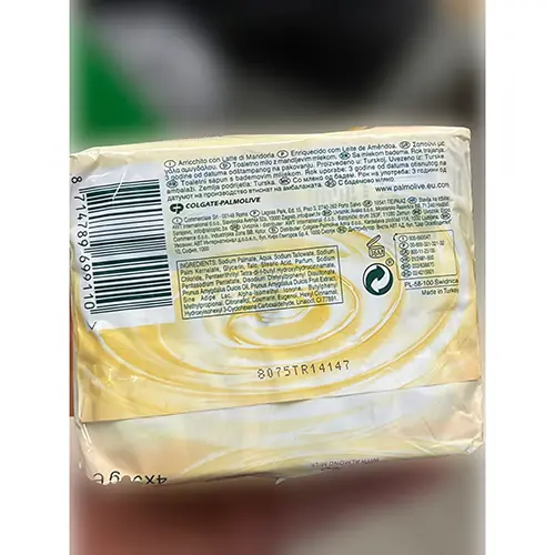 Foto dell’avviso ufficiale: Palmolive Naturals Saponette 3 + 1 extra pack — rischio: Rischio chimico