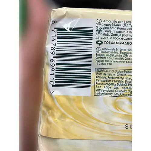 Foto dell’avviso ufficiale: Palmolive Naturals Saponette 3 + 1 extra pack — rischio: Rischio chimico