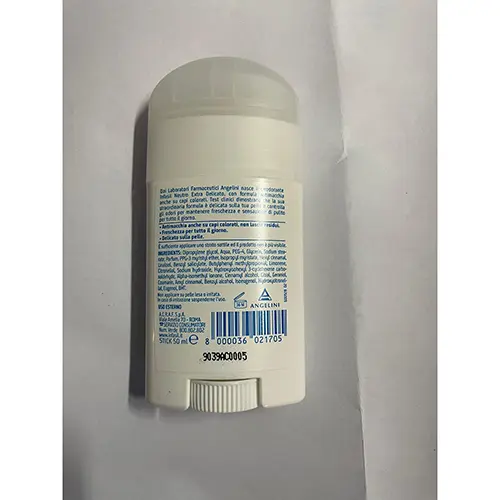 Foto dell’avviso ufficiale: INFASIL Deo Stick Extra Delicato Deodorant — rischio: Rischio chimico