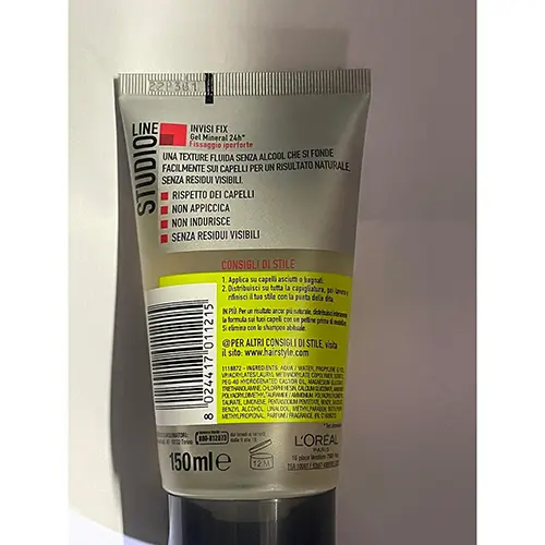Photo de l’avis officiel: L'OREAL Invisi Fix Gel capillaire — risque: Risque chimique