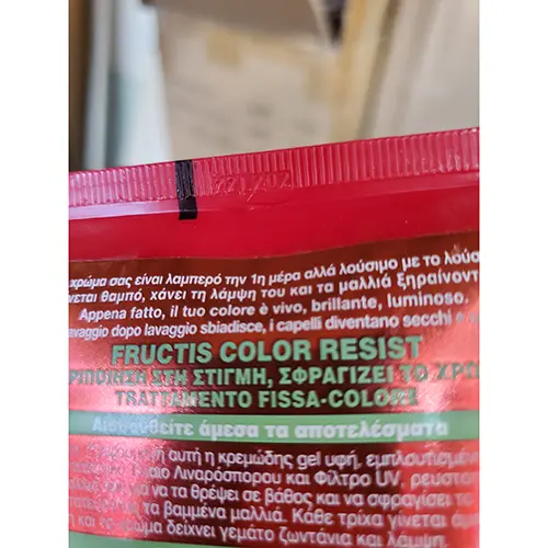 Photo de l’avis officiel: Garnier Color resist Crème capillaire — risque: Risque chimique