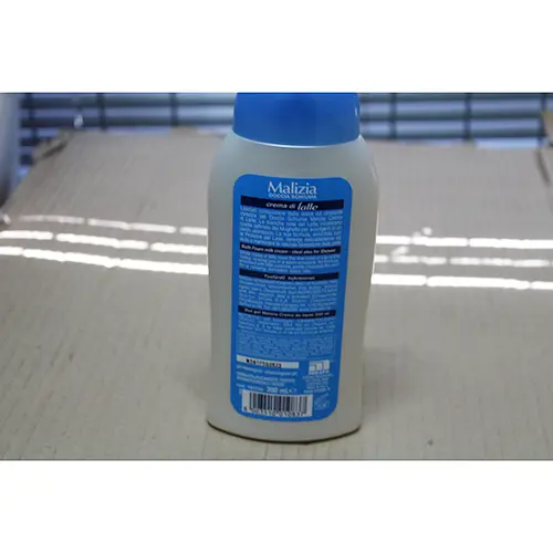Photo de l’avis officiel: Malizia Crema di latte Mousse de douche — risque: Risque chimique