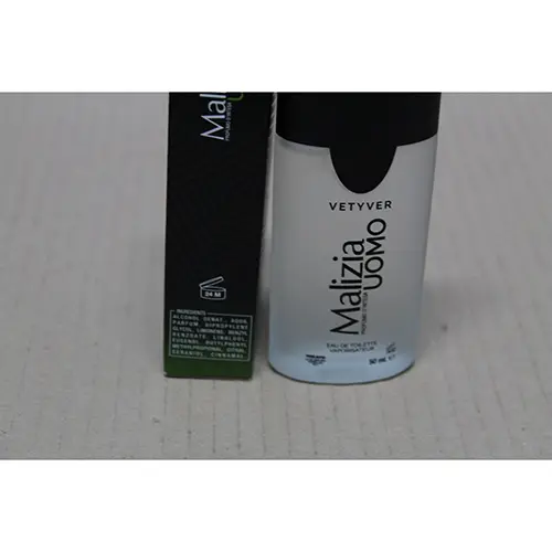 Photo de l’avis officiel: Malizia Uomo Vetyver Eau de toilette — risque: Risque chimique