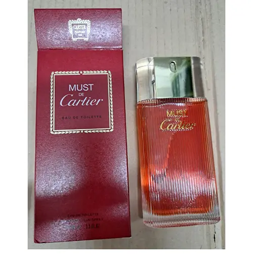 Foto aus der offiziellen Meldung: Cartier parfums Paris Must de Cartier Eau de Toilette — Risiko: Chemikalie