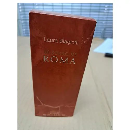 Photo de l’avis officiel: Laura Biagiotti Mistero di Roma Gel douche — risque: Risque chimique (A12/02016/24)