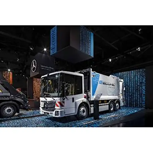Photo from the official notice: Mercedes-Benz eActros 983, eEconic 956 lorry — fire risk